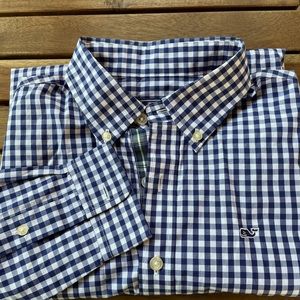 Vineyard Vines youth boys long sleeve button down